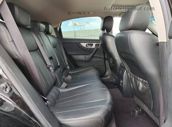 JN8CS1MW6HM413867 2017 INFINITI QX70 Black უკანა სალონის ხედი