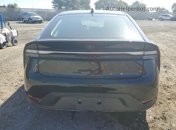 JTDACACU0R3036332 2024 TOYOTA PRIUS Black Rear view