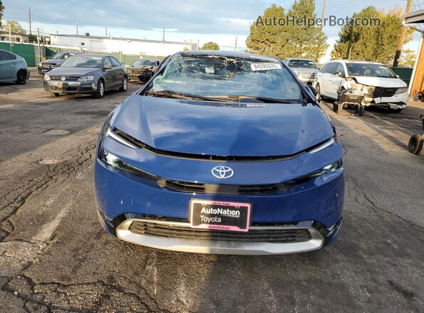 JTDACACU9R3039150 2024 TOYOTA PRIUS Blue Front view