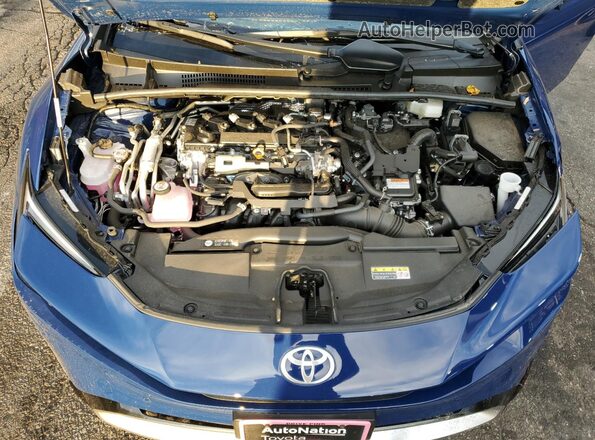 JTDACACU9R3039150 2024 TOYOTA PRIUS Blue Rear interior view