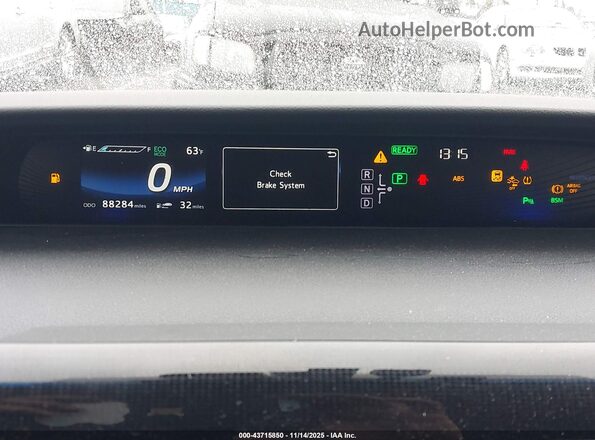 JTDBVRBD0GA000812 2016 TOYOTA MIRAI Black Вид задніх сидінь