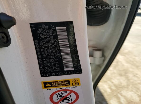 JTDBVRBD0HA001024 2017 TOYOTA MIRAI White 