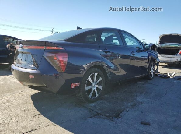 JTDBVRBD1HA002554 2017 TOYOTA MIRAI Синий Задняя правая четверть