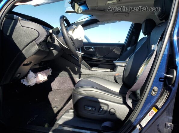 JTDBVRBD1HA002554 2017 TOYOTA MIRAI Синий Вид салона спереди