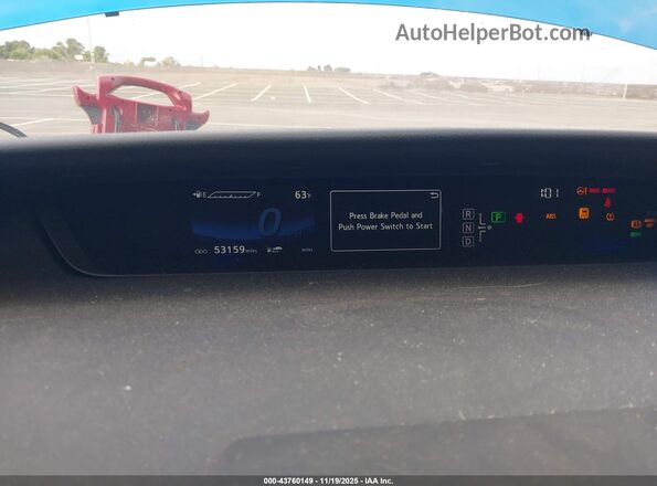 JTDBVRBD1HA003378 2017 TOYOTA MIRAI Blue Հետևի նստատեղերի տեսք