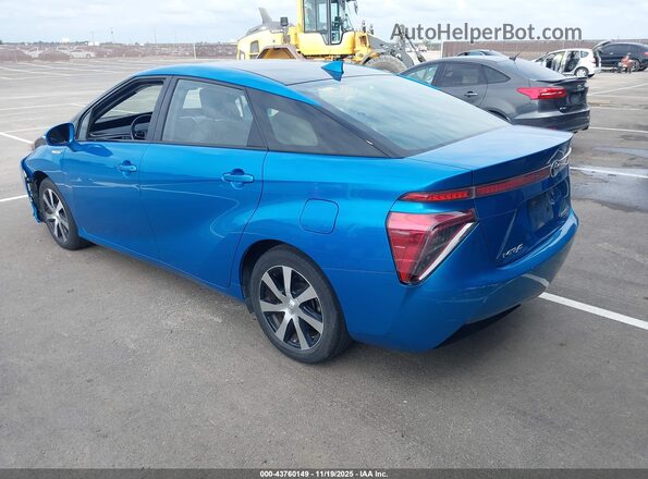 JTDBVRBD1HA003378 2017 TOYOTA MIRAI Blue Հետևի ձախ