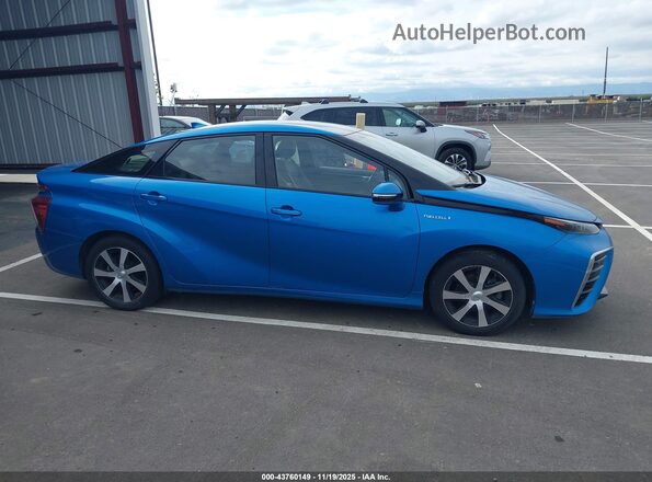JTDBVRBD1HA003378 2017 TOYOTA MIRAI Blue Սալոնի հետևի տեսք