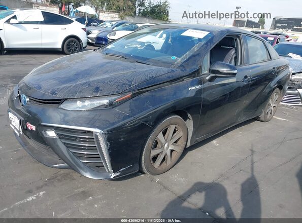 JTDBVRBD1JA004083 2018 TOYOTA MIRAI Black წინა მარცხენა ხედი სამი მეოთხედიდან
