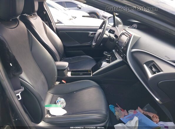 JTDBVRBD1JA004083 2018 TOYOTA MIRAI Black წინა სალონის ხედი