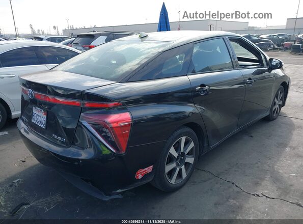 JTDBVRBD1JA004083 2018 TOYOTA MIRAI Black უკანა მარჯვენა