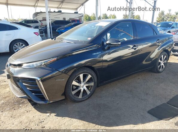 JTDBVRBD2HA001333 2017 TOYOTA MIRAI Черный Передняя левая четверть
