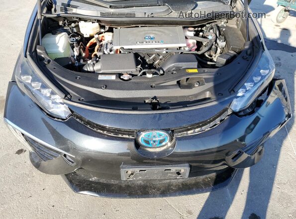 JTDBVRBD2HA003180 2017 TOYOTA MIRAI Black Вид задньої частини салону