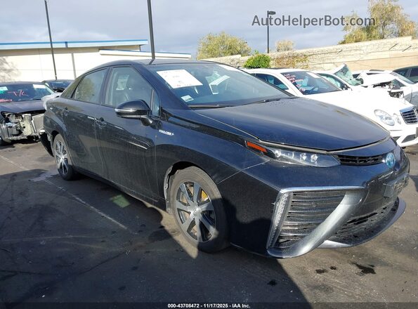 JTDBVRBD3HA003219 2017 TOYOTA MIRAI Черный Вид задней части салона