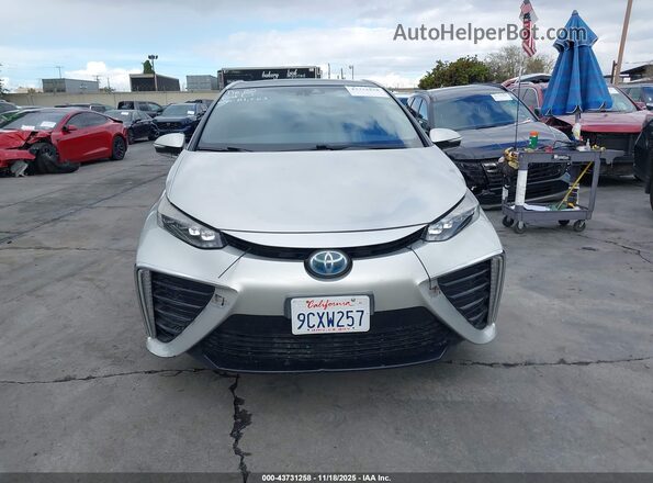 JTDBVRBD3JA004182 2018 TOYOTA MIRAI Silver Вид щитка приладів