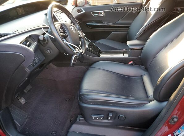 JTDBVRBD4KA006346 2019 TOYOTA MIRAI Бордовый Вид салона спереди