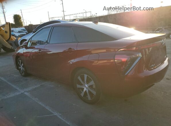 JTDBVRBD4KA006346 2019 TOYOTA MIRAI Бордовый Задняя левая четверть