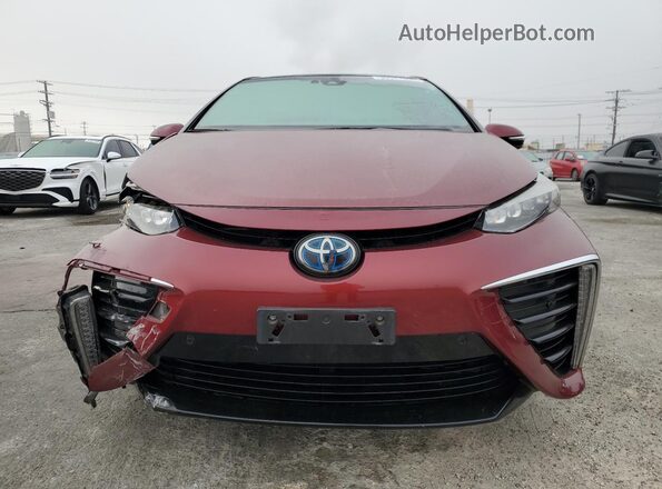 JTDBVRBD6KA006767 2019 TOYOTA MIRAI Бордовый Вид спереди
