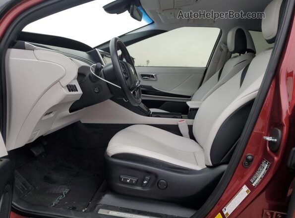JTDBVRBD6KA006767 2019 TOYOTA MIRAI Бордовый Вид салона спереди