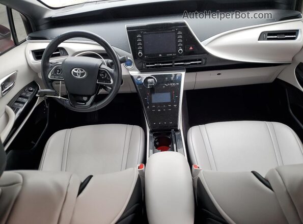 JTDBVRBD6KA006767 2019 TOYOTA MIRAI Бордовый Вид панели приборов