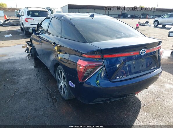JTDBVRBD8JA005487 2018 TOYOTA MIRAI Blue Задня ліва чверть
