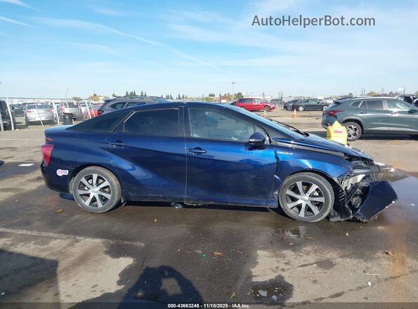JTDBVRBD8JA005487 2018 TOYOTA MIRAI Blue Вид задньої частини салону