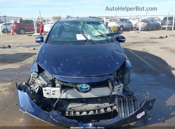 JTDBVRBD8JA005487 2018 TOYOTA MIRAI Blue Вид щитка приладів