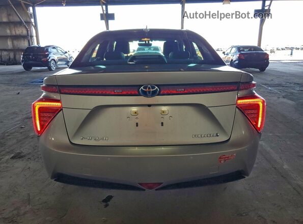 JTDBVRBD9HA003452 2017 TOYOTA MIRAI Silver Вид ззаду