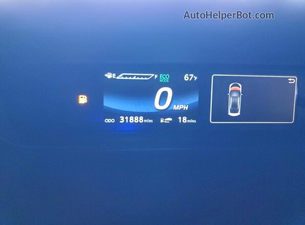 JTDBVRBD9HA003452 2017 TOYOTA MIRAI Silver Вид щитка приладів