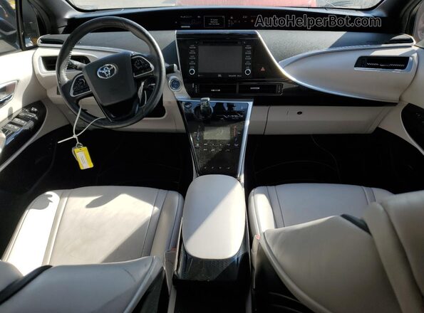 JTDBVRBD9JA003926 2018 TOYOTA MIRAI Blue Առջևի վահանակի տեսք