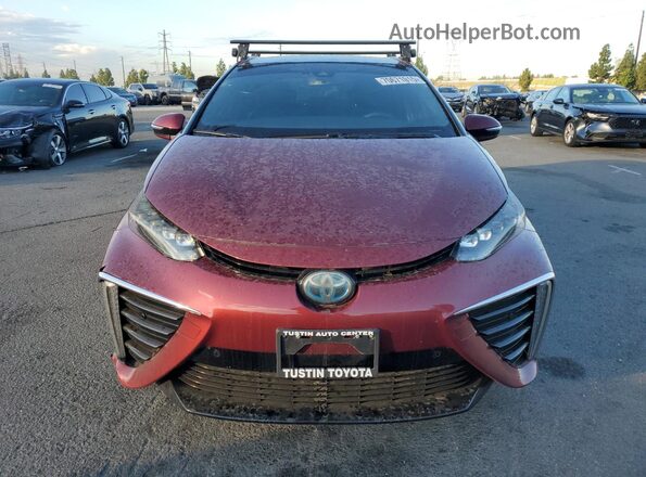 JTDBVRBD9KA006682 2019 TOYOTA MIRAI Red Front view
