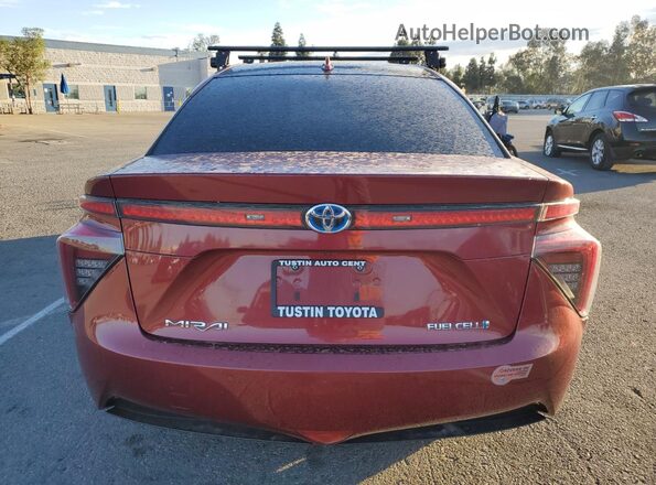 JTDBVRBD9KA006682 2019 TOYOTA MIRAI Red Rear view