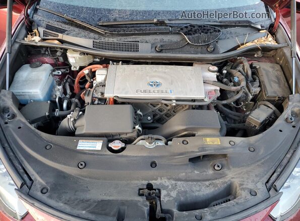 JTDBVRBD9KA006682 2019 TOYOTA MIRAI Red Engine compartment view