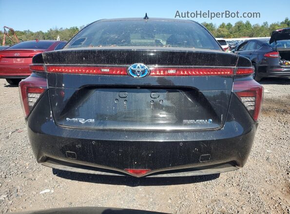 JTDBVRBDXGA000185 2016 TOYOTA MIRAI Black Вид ззаду