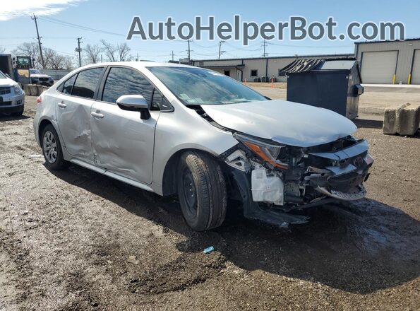 JTDEPRAE4LJ101640 2020 TOYOTA LL Silver Передня права чверть