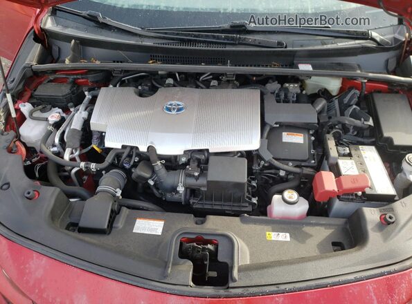 JTDKAMFP2N3214656 2022 TOYOTA LE Red Vista interior trasera