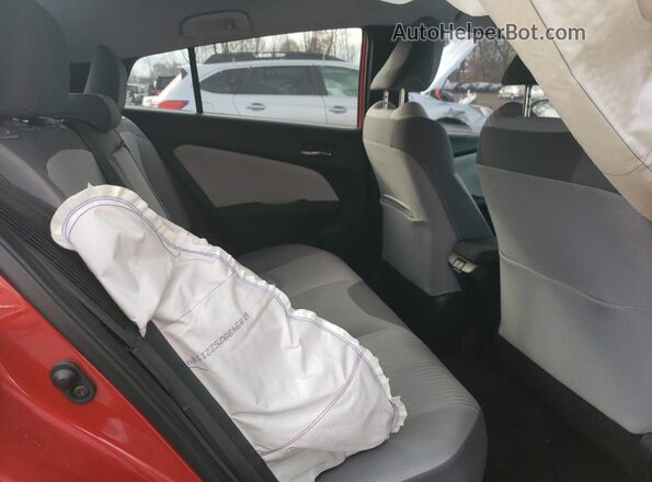 JTDKAMFP2N3214656 2022 TOYOTA LE Red Vista de los asientos traseros