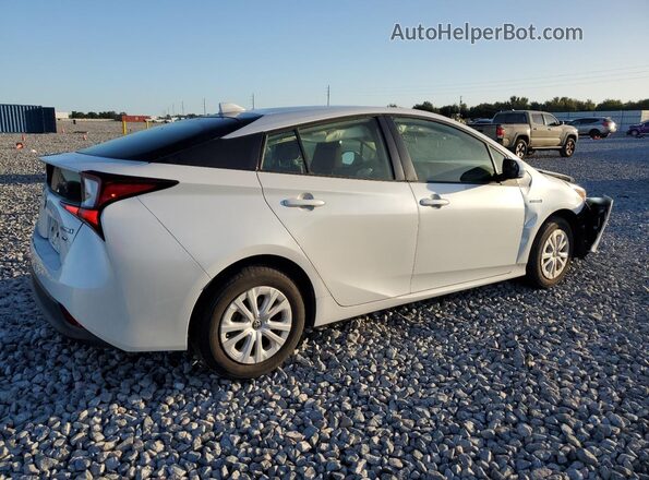 JTDKAMFU1M3148007 2021 TOYOTA PRIUS White Trasero derecho