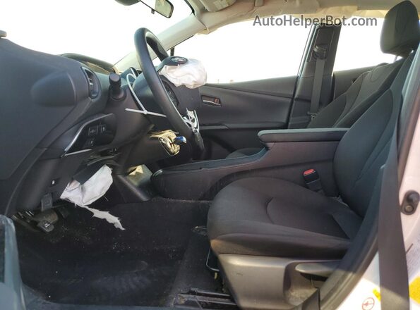 JTDKAMFU1M3148007 2021 TOYOTA PRIUS White Vista interior delantera