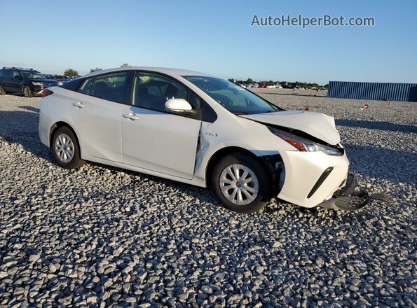 JTDKAMFU1M3148007 2021 TOYOTA PRIUS White Delantero derecho