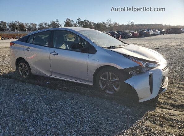 JTDKAMFU3M3138756 2021 TOYOTA PRIUS Silver Delantero derecho