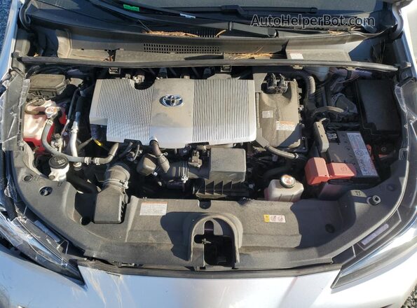 JTDKAMFU3M3138756 2021 TOYOTA PRIUS Silver Vista interior trasera