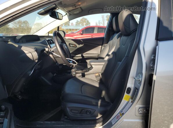 JTDKAMFU3M3138756 2021 TOYOTA PRIUS Silver Vista interior delantera