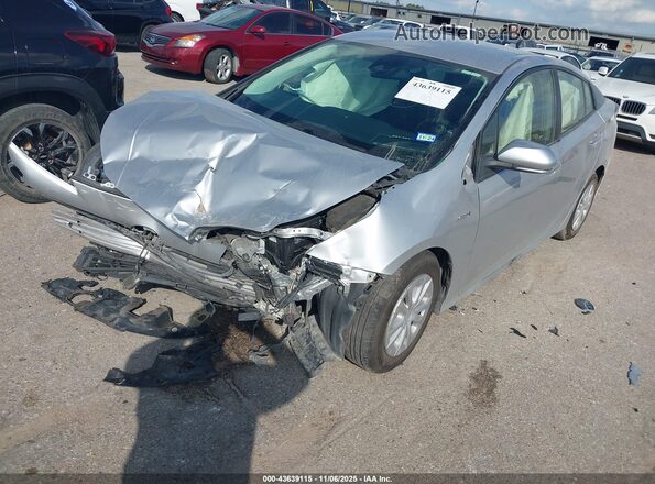 JTDKAMFU4N3159181 2022 TOYOTA PRIUS Silver Widok z przodu