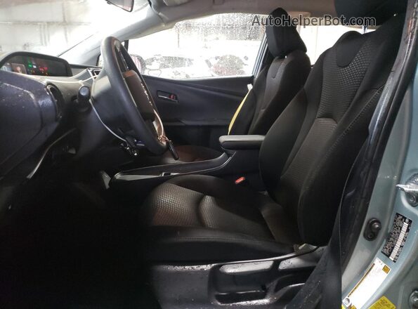 JTDKAMFU5M3141397 2021 TOYOTA PRIUS Синий Вид салона спереди