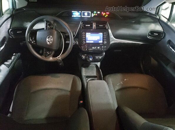 JTDKAMFU5M3141397 2021 TOYOTA PRIUS Синий Вид панели приборов