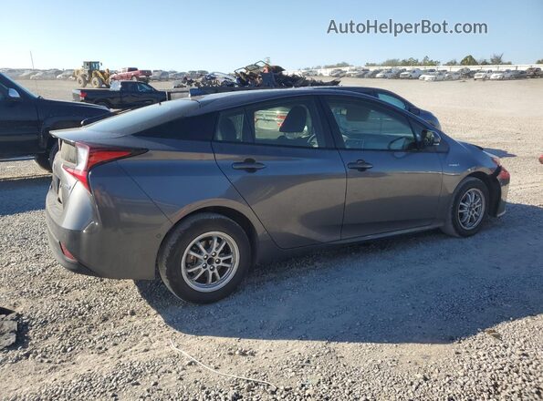 JTDKAMFU5M3145045 2021 TOYOTA PRIUS Gray Rear right