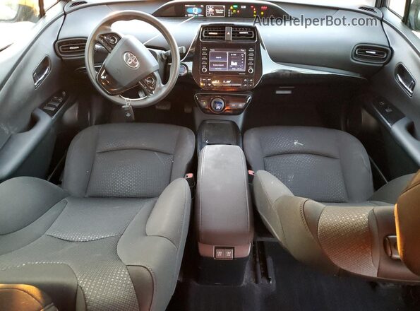 JTDKAMFU5N3183232 2022 TOYOTA PRIUS Gray Вид панелі приладів