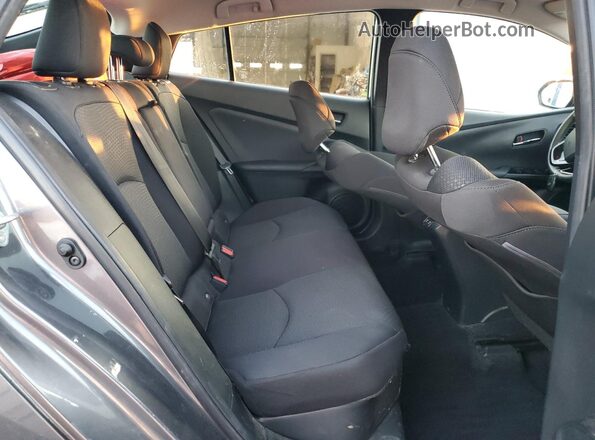 JTDKAMFU5N3183232 2022 TOYOTA PRIUS Gray Вид задніх сидінь