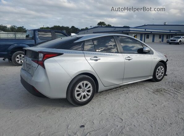 JTDKAMFU9M3138924 2021 TOYOTA PRIUS Silver უკანა მარჯვენა