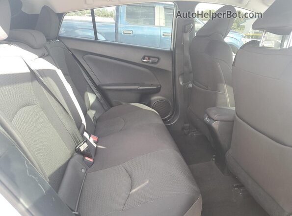 JTDKAMFU9M3138924 2021 TOYOTA PRIUS Silver უკანა სავარძლების ხედი